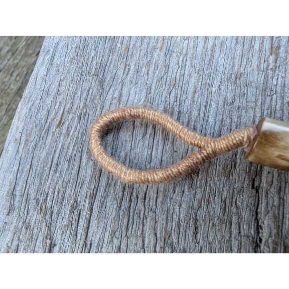 Vintage Brass Tribal Necklace: Beaded Ethnic Necklace - Picture 8 of 11